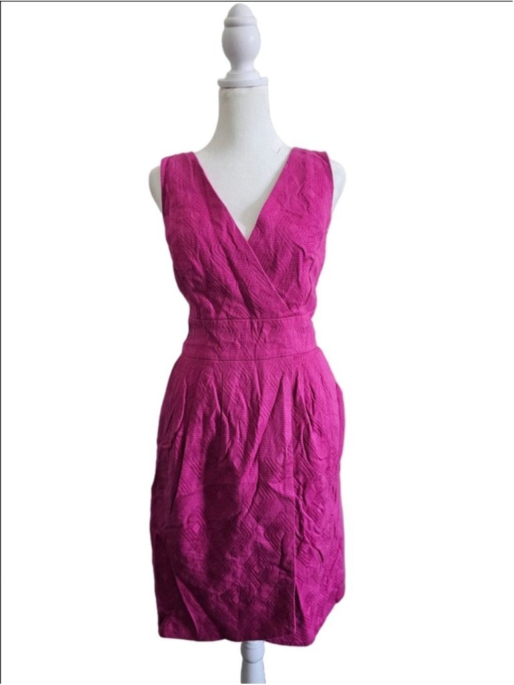 Taylor Pink Fuschia Sheath Sleeveless Dress Size 10